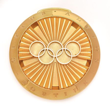 Lot #8131  Pierre de Coubertin Medal - Image 1