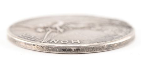 Lot #8003  Paris 1900 Summer Olympics Silver Winner’s and 'Shooting' Medals - Image 2