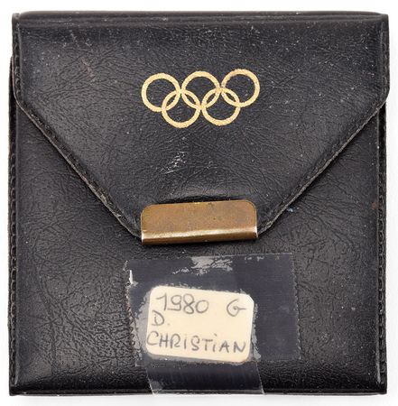 Lot #8093 Dave Christian's Lake Placid 1980 Winter Olympics Gold Winner's Pin for Ice Hockey - Image 2
