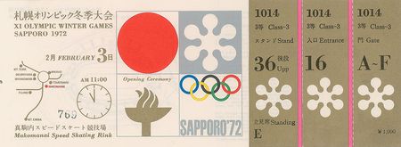 Lot #8077  Sapporo 1972 Winter Olympics Tickets - Image 7