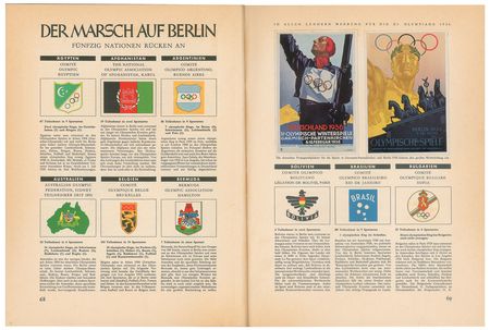 Lot #8046  Garmisch/Berlin 1936 Winter/Summer Olympics Publications - Image 4