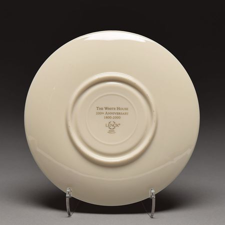 Lot #4036 Bill Clinton White House China Cream Soup Bowl and Saucer - Image 4