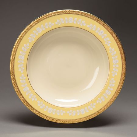 Lot #4038 Bill Clinton White House China Soup Bowl - Image 1