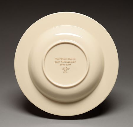 Lot #4038 Bill Clinton White House China Soup Bowl - Image 3