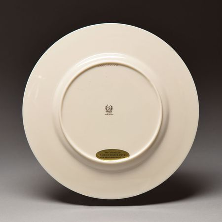 Lot #4015 Franklin D. Roosevelt USS Williamsburg China Plate - Image 3