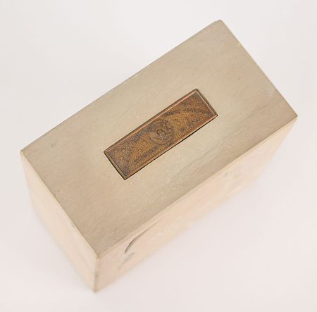 Lot #4084 Franklin D. Roosevelt 1950 White House Stone Bookends - Image 2