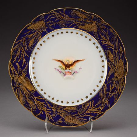 Lot #4010 Benjamin Harrison White House China