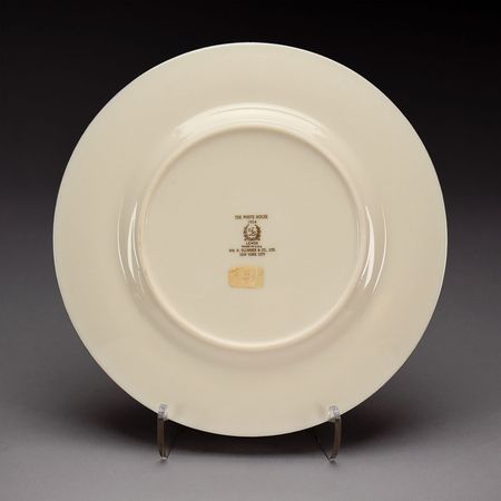 Lot #4016 Franklin D. Roosevelt White House China Dessert Plate - Image 3
