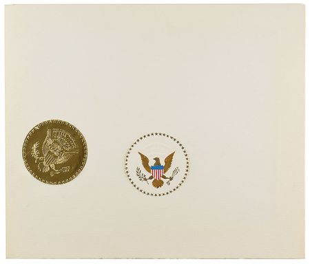 Lot #4111 John F. Kennedy 1961 and 1962 Hallmark Christmas Print Mock-Ups - Image 5