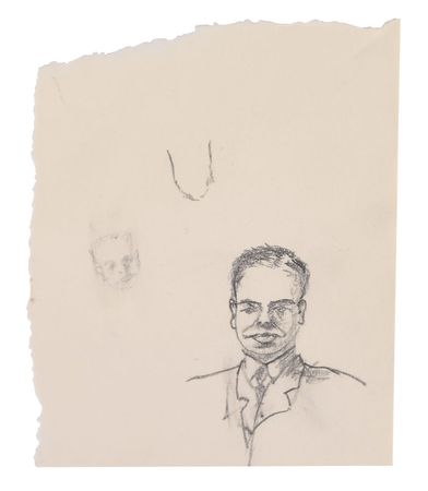 Lot #4110 Dwight D. Eisenhower White House Doodle - Image 1