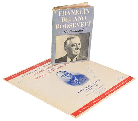 Lot #4086 Eleanor Roosevelt Signed Book and Record Album - Image 1