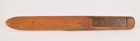 Lot #4154  White House 1927 Timber Letter Opener - Image 2