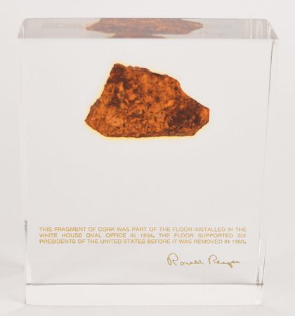 Lot #4143 Ronald Reagan Oval Office Floor Fragment - Image 2