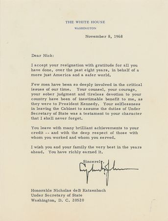 Lot #4135 Lyndon B. Johnson Typed Letter Signed and Speech Crib Notes - Image 1