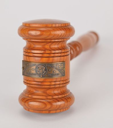 Lot #4157  White House 1950 Wood Gavel - Image 2