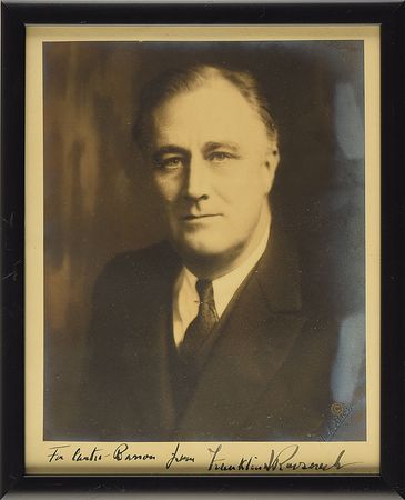 Lot #4092 Franklin D. Roosevelt Signed Photograph - Image 1