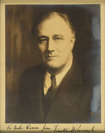 Lot #4092 Franklin D. Roosevelt Signed Photograph - Image 2