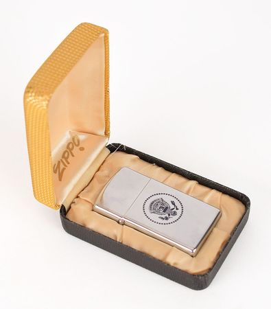 Lot #4114 John F. Kennedy 1963 European Trip Zippo Lighter - Image 4
