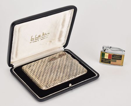 Lot #4113 John F. Kennedy 1962 Mexico Meeting Rolex Lighter and Cigarette Case - Image 1