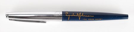 Lot #4131 Lyndon B. Johnson 1967 Female Military Officers Bill Signing Pen - Image 2