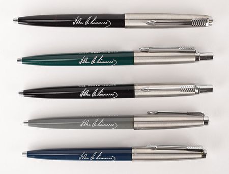 Lot #4120 John F. Kennedy Group of (5) Parker Gift Pens - Image 1