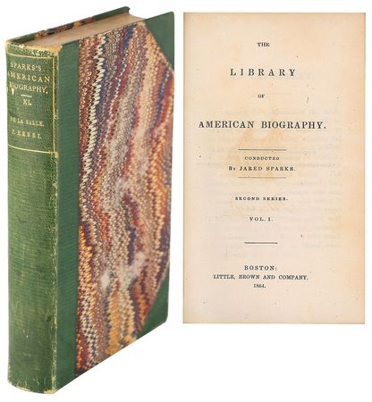 Lot #4061 U. S. Grant's Personally-Owned Book: 'The Library of American Biography' - Image 1