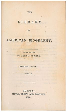 Lot #4061 U. S. Grant's Personally-Owned Book: 'The Library of American Biography' - Image 3
