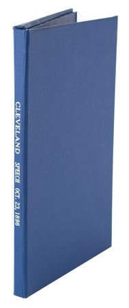 Lot #4068 Grover Cleveland Signed Booklet: 'Princeton Sesquicentennial Celebration Speech' - Image 4
