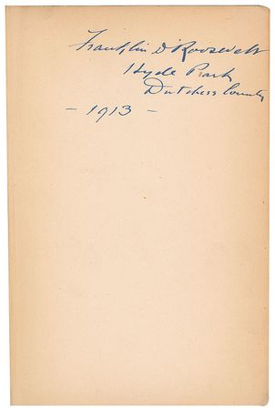 Lot #4088 Franklin D. Roosevelt Signed Book: 'South America: Observations and Impressions' - Image 2