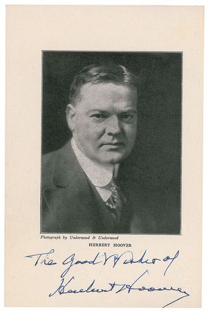 Lot #4080 Herbert Hoover Collection of (56) Signed Books and Pamphlets - Image 6
