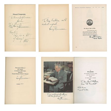 Lot #4096 Harry S. Truman Collection of (24) Signed Books - Image 1