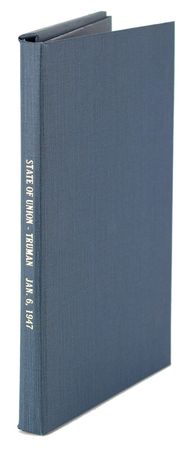 Lot #4100 Harry S. Truman Signed Booklet: 'State of the Union Address' - Image 2