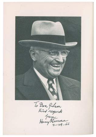 Lot #4098 Harry S. Truman Signed Book Set: 'Public Papers' in Eight Volumes - Image 6
