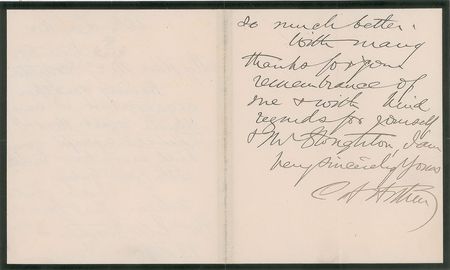 Lot #4063 Chester A. Arthur Autograph Letter Signed - Image 2