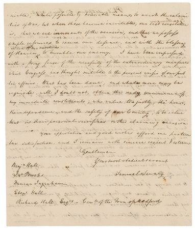 Lot #4045 John Adams Letter Signed - Image 5