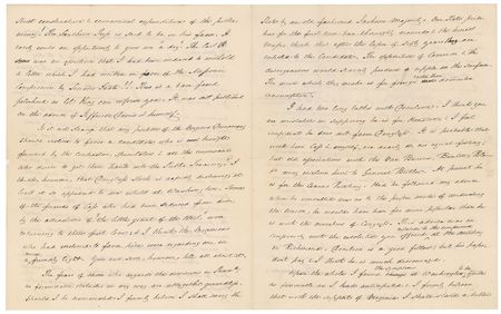 Lot #4057 James Buchanan Autograph Letter Signed - Image 2