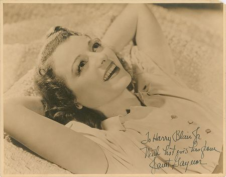 Lot #814 Janet Gaynor - Image 1