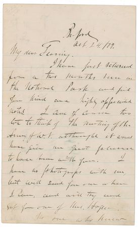 Lot #382 William Babcock Hazen - Image 1