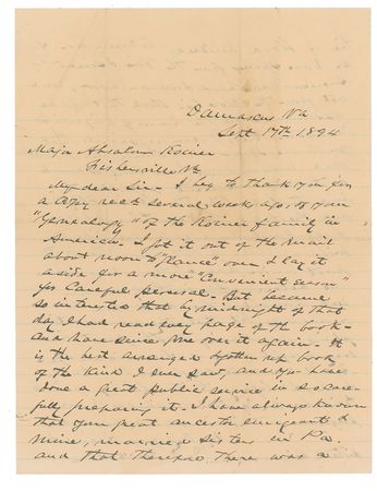 Lot #383 John D. Imboden Handwritten Letter Signed - Image 1