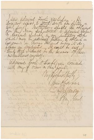 Lot #373 Quincy Adams Gillmore Handwritten Letter Signed - Image 2