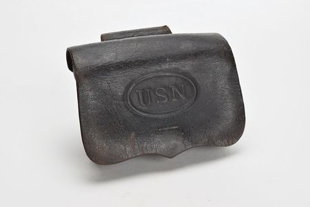 Lot #355 Civil War USN Revolver Cartridge Box Cartridge Box - Image 1