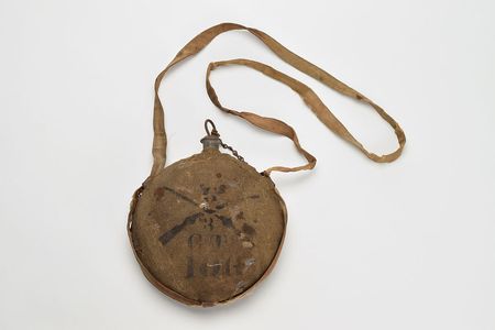 Lot #384  Indian Wars Era US Model 1858 Smooth-Side Canteen (Connecticut State Militia) - Image 1