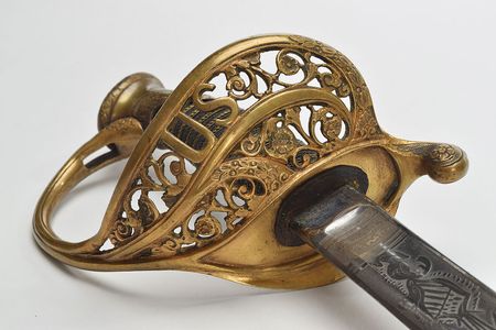 Lot #324 Civil War US Model 1850 Staff & Field Officer's Sword by Ruddick of Boston Sword - Image 3