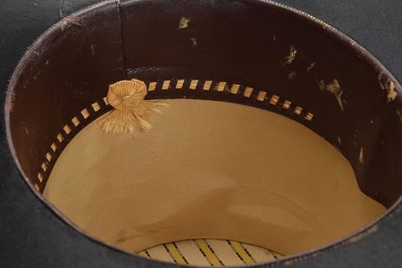 Lot #356  Civil War-era American Stovepipe Beaver Top Hat - Image 5