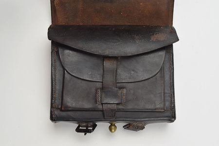 Lot #352 Civil War US 1st 1864 Pattern .58 Caliber Cartridge Box Cartridge Box - Image 4