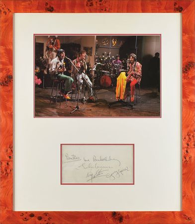 Lot #646 Beatles: Rare, large Beatles signatures from October 1967 - Image 3