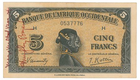 Lot #773 Humphrey Bogart Currency - Image 1