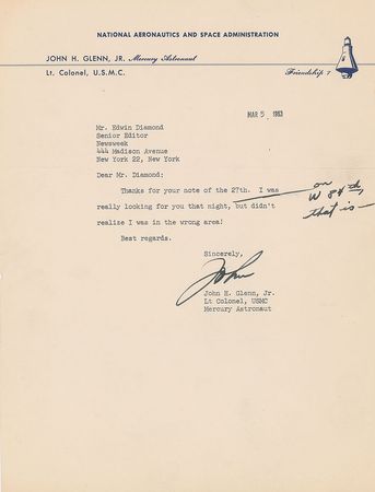 Lot #183 Robert Oppenheimer: The 'father of the atomic bomb' writes to the editor of Newsweek - Image 3