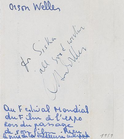 Lot #700 Orson Welles - Image 1
