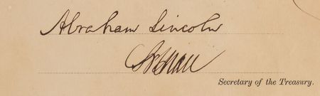 Lot #8 Abraham Lincoln: Desirable 1863 appointment to the 